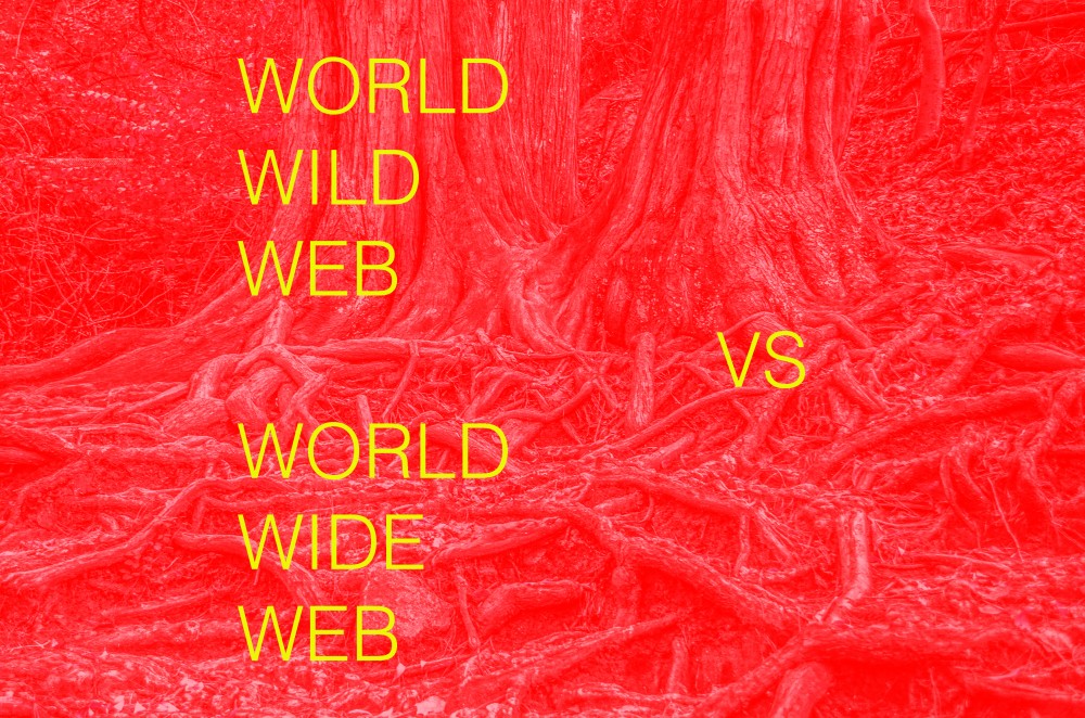 WWW vs WWW (World Wide Web vs Wood World Wired), la lutte pour le réseau - © Reine Blanche